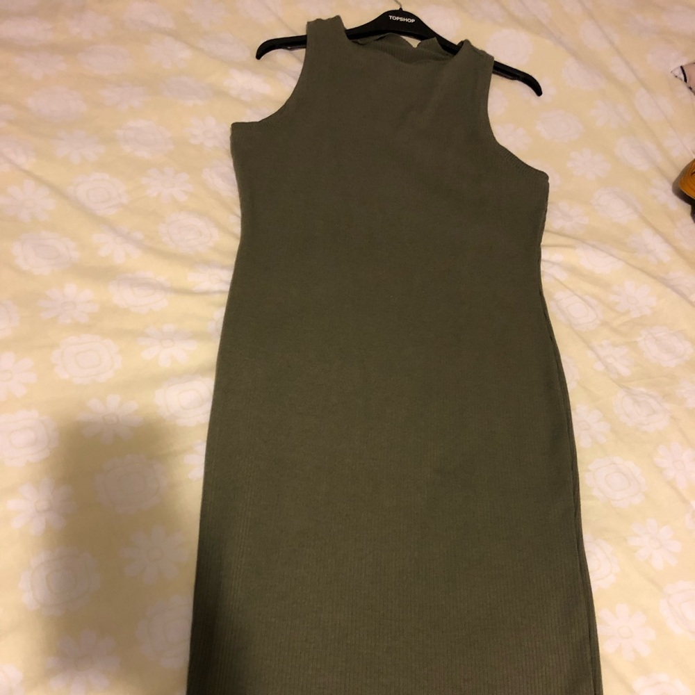 Army green dress